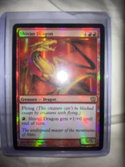Foil Shivan Dragon - MTG - 9th Edition - Image 1