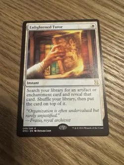 MTG Enlightened Tutor Magic the Gathering Eternal Masters Instant NM - Image 1