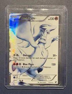 2011 Pokemon Black & White Reshiram #113/114 MP/LP - Image 1