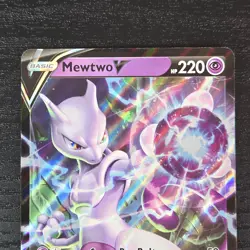 Mewtwo V 030/078 Holo Ultra Rare Pokemon Card - Pokemon Go - Near Mint/Mint - Image 3