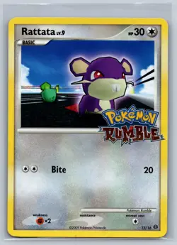 Rattata 15/16 Pokemon Rumble Pokemon Moderately Played - Image 1