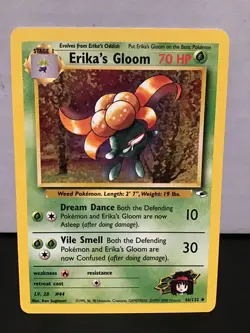 Erika's Gloom 46/132 Uncommon Pokemon Gym Heroes Unlimited - Image 1