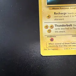 Pikachu WotC Black Star Promo #4 Regular Rare EN 1999 50 HP Pokemon TCG - Image 2