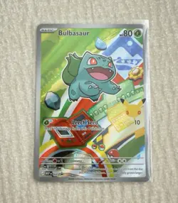Pokemon TCG Bulbasaur 037 Promo Holo English Mega Evolution 80 HP Near Mint New! - Image 1