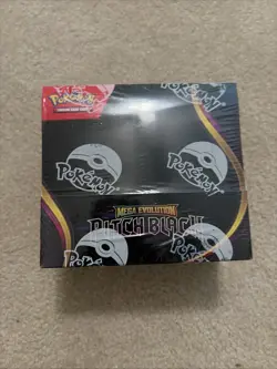 Pokemon Mega Evolution Pitch Black Booster Box ONE DAY SHIP Factory Sealed - Image 1