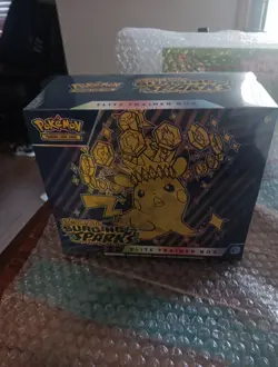 Pokemon Scarlet & Violet Surging Sparks ETB Elite Trainer Box Factory Sealed - Image 1