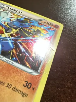 Lucario XY140 Promo Holo DMG Pokemon TCG XY Black Star Promo - Image 3