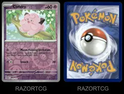 CLEFAIRY 035/165 C 151 POKEMON REVERSE HOLO NM/M - Image 3