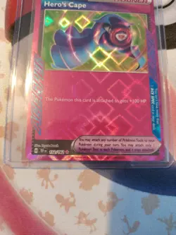 Pokemon TCG Hero's Cape 152/162 ACE SPEC Rare Holo English 2024 SV05 - Image 3