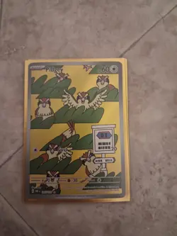 Pokemon TCG Pidgey SV03 Obsidian Flames Illus Rare Full Art Holo EN - Image 4