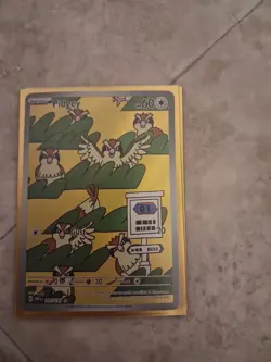 Pokemon TCG Pidgey SV03 Obsidian Flames Illus Rare Full Art Holo EN - Image 5