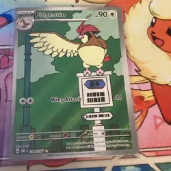 Pokemon TCG Pidgeotto 208/197 Obsidian Flames IR Holo 90 HP EN - Image 3