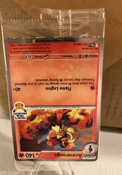 SWIRL Pokemon Armarouge PBL 012/084 30th Stamp Best Buy Promo SEALED - Image 4