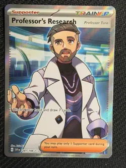 Professor's Research (Professor Turo) 241/198 Scarlet & Violet Pokemon NM - Image 1