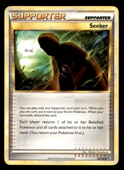 Seeker 88/102 Uncommon HGSS Triumphant Pokemon Moderately Played - Image 1
