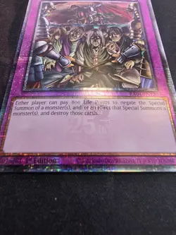 Yu-Gi-Oh! Royal Oppression RA04-EN120 1st Edition Quarter Century Secret Rare - Image 2