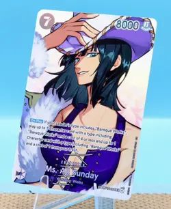 One Piece The Time Of Battle OP-16 Ms. All Sunday SP OP14-084 SR Alternate Art💥 - Image 3