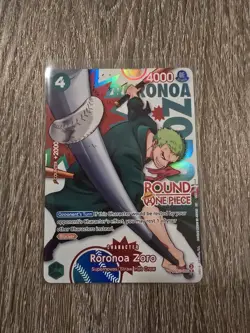Round 1 RORONOA ZORO One Piece TCG Promo PRB02-006 ENGLISH NM - Image 1