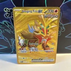 Pokemon TCG Gouging Fire ex 214/162 Sv05 Temporal Forces Hyper Rare Holo EN - Image 1