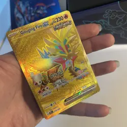 Pokemon TCG Gouging Fire ex 214/162 Sv05 Temporal Forces Hyper Rare Holo EN - Image 3