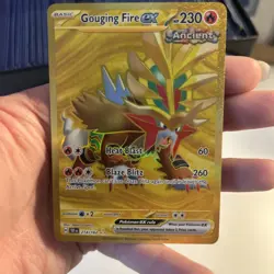 Pokemon TCG Gouging Fire ex 214/162 Sv05 Temporal Forces Hyper Rare Holo EN - Image 4