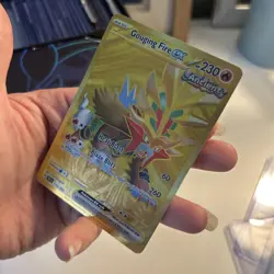 Pokemon TCG Gouging Fire ex 214/162 Sv05 Temporal Forces Hyper Rare Holo EN - Image 5