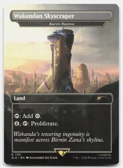 Karn's Bastion (Wakandan Skyscraper) - NM - SLD Secret Lair # 1751 - MTG Magic - Image 1
