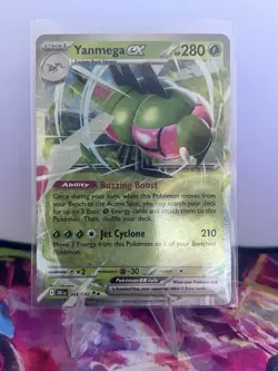 Yanmega EX 003/182 Destined Rivals Pokemon TCG Card Mint Condition - Image 1
