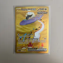 Pokemon TCG | Raging Bolt EX | Temporal Forces | 218/162. - Image 1