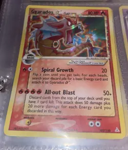 Gyarados Star Delta Species 102/110 Holon Phantoms Holo Ultra Rare 2006 HP - Image 1