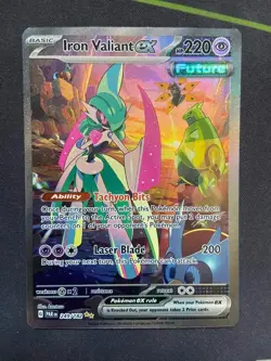 Iron Valiant ex 249/182 - Pokemon TCG Paradox Rift NM - Image 1