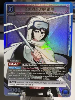 Union Arena TCG Rukia Kuchiki UEX01BT/BLC-2-034SR Bleach Vol. 2 - Image 1