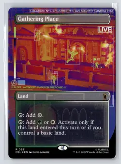 Gathering Place (Borderless) #381 Marvel Super Heroes Foil Magic The Gathering - Image 1