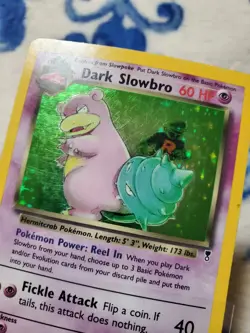 LP/MP 2002 Pokemon Legendary Collection Holo 8/110 Dark Slowbro RARE TCG VINTAGE - Image 3