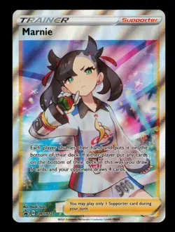 Pokemon Card Marnie SWSH121 Sword & Shield Promo SWSH Holo Promo NM 2021 - Image 1