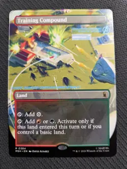MtG MSH -Training Compound -R0384 -Borderless NonFoil NM! 👀 - Image 1