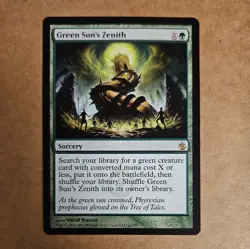 Green Sun's Zenith Mirrodin Besieged Regular - Image 1