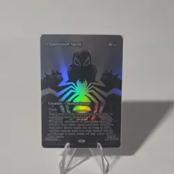 Magic MTG Spider-Man Opposition Agent 0019 Borderless Marvel Eternal Mythic Foil - Image 2