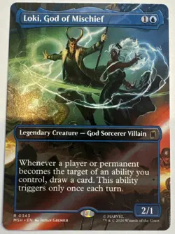 Loki, God of Mischief (Borderless) Marvel Super Heroes Regular - Image 1