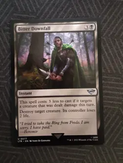 mtg bitter downfall the lord of the rings - Image 1
