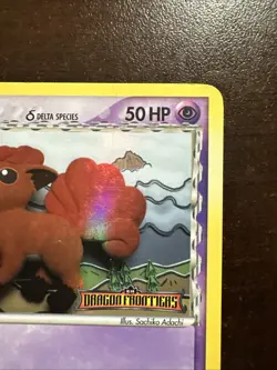 Vulpix 70/101 Reverse Holo Stamped Creased Pokemon TCG Dragon Frontiers - Image 3