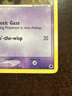 Vulpix 70/101 Reverse Holo Stamped Creased Pokemon TCG Dragon Frontiers - Image 4