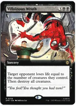 Villainous Wrath (Extended Art) R Marvel's Spider-Man 259 NM - Image 1