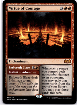 Virtue of Courage Regular NM MTG - Image 1