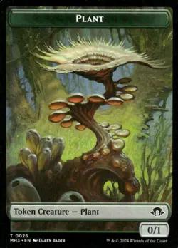 Ape (Ripple Foil) // Plant Double-Sided TokenCommander: Modern Horizons 3 Magic - Image 2