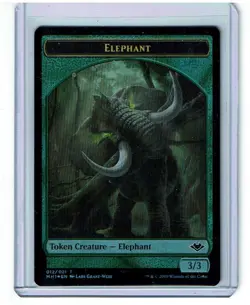 Elephant Token - Foil - Modern Horizons - Magic the Gathering - Image 1