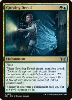 Foil - Growing Dread - 216 / NM / English MTG - Image 1