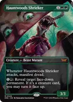 Hauntwoods Shrieker (Borderless) - 349 / English / Near Mint MTG - Image 1