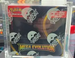 Presale: Pokemon TCG Mega Evolution Factory Enhanced Booster Box W/ Acrylic Case - Image 1