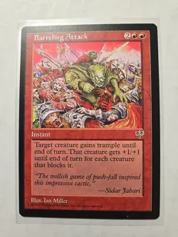 Barreling Attack - Mirage - MP - Rare - Instant - MTG Magic - Image 1
